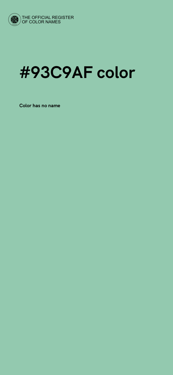 #93C9AF color image