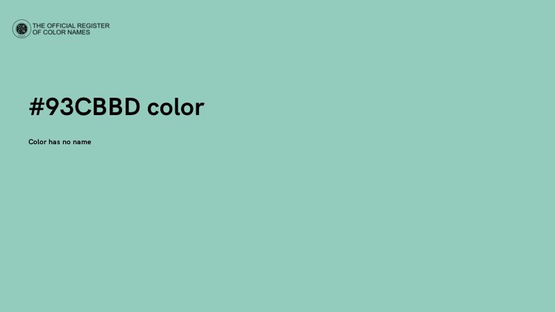 #93CBBD color image