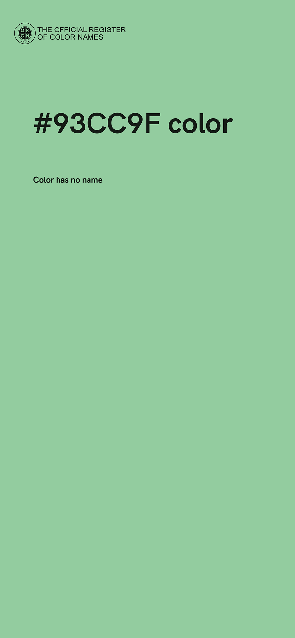 #93CC9F color image
