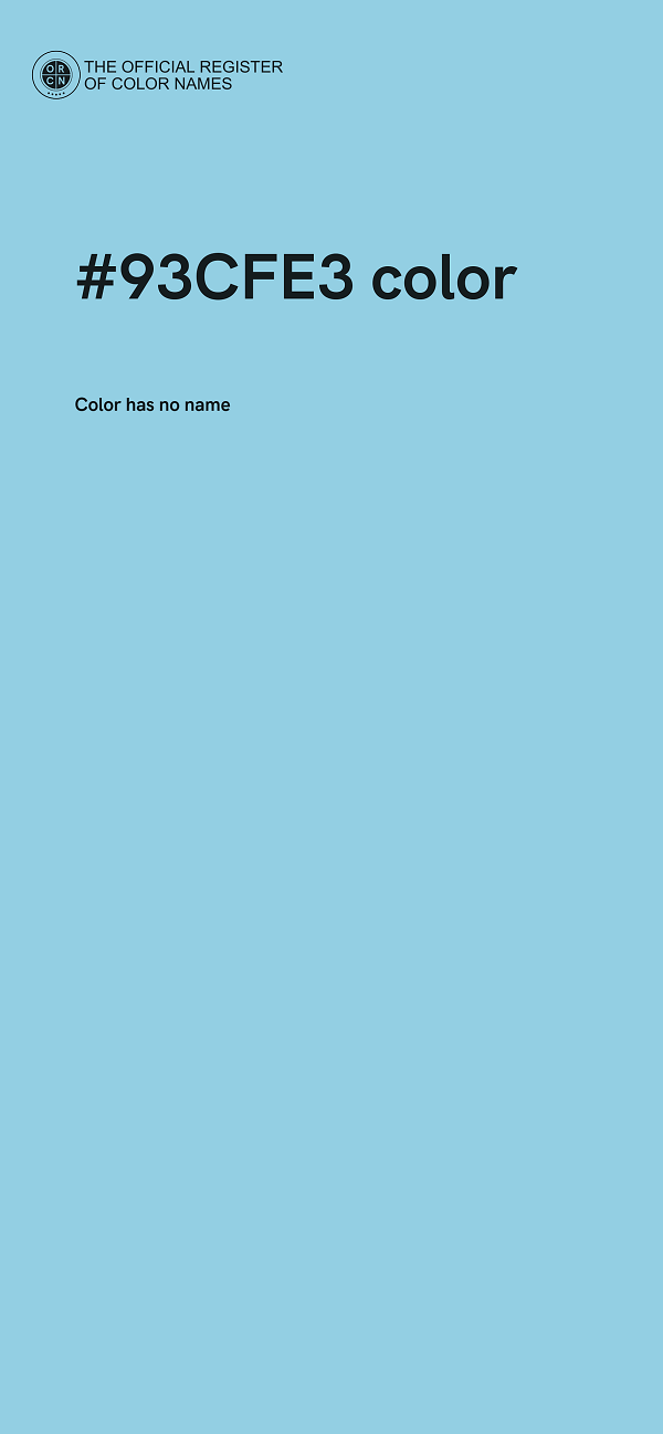 #93CFE3 color image