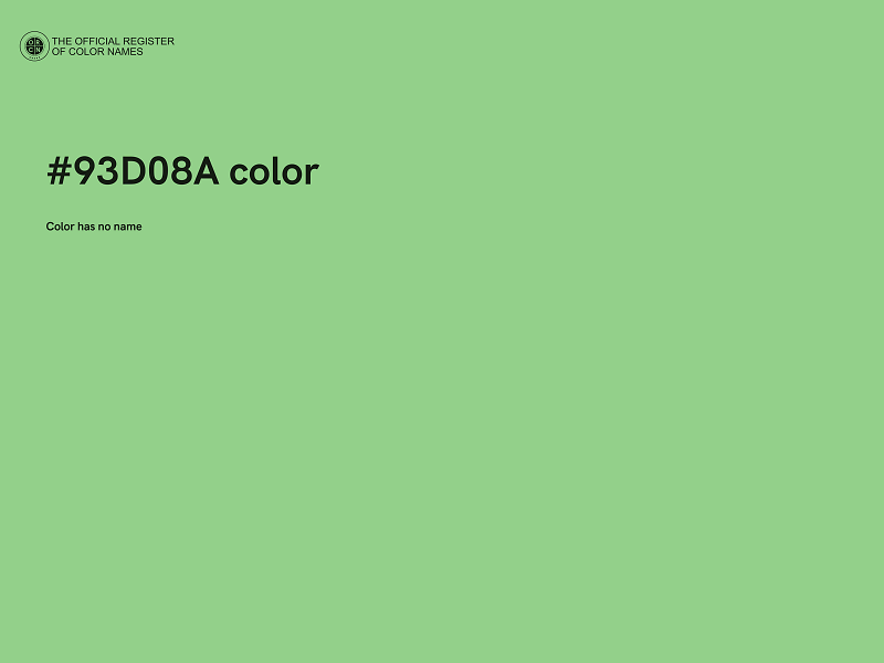 #93D08A color image