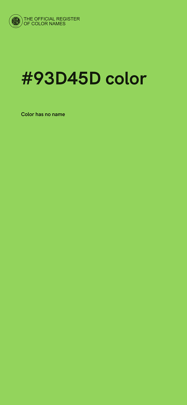 #93D45D color image