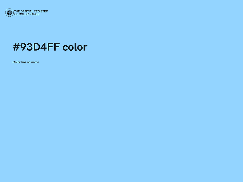 #93D4FF color image