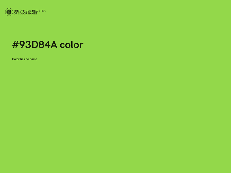 #93D84A color image