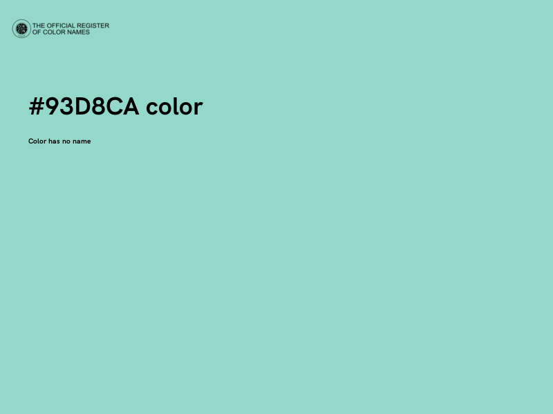 #93D8CA color image