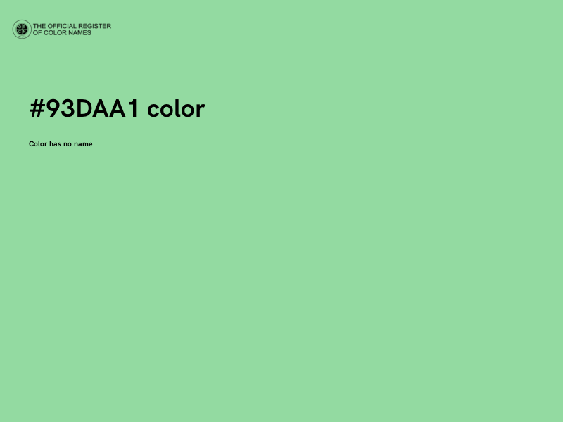 #93DAA1 color image