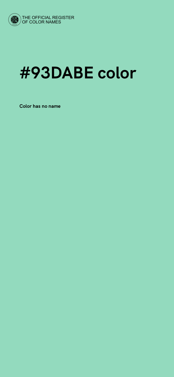 #93DABE color image