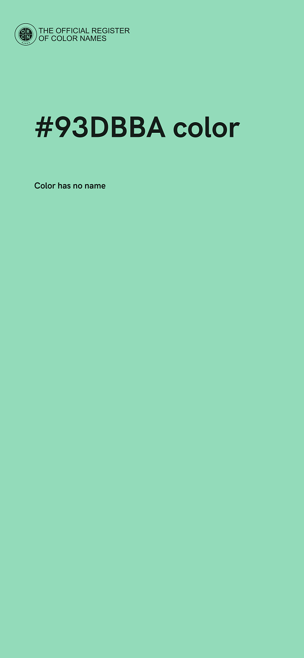 #93DBBA color image