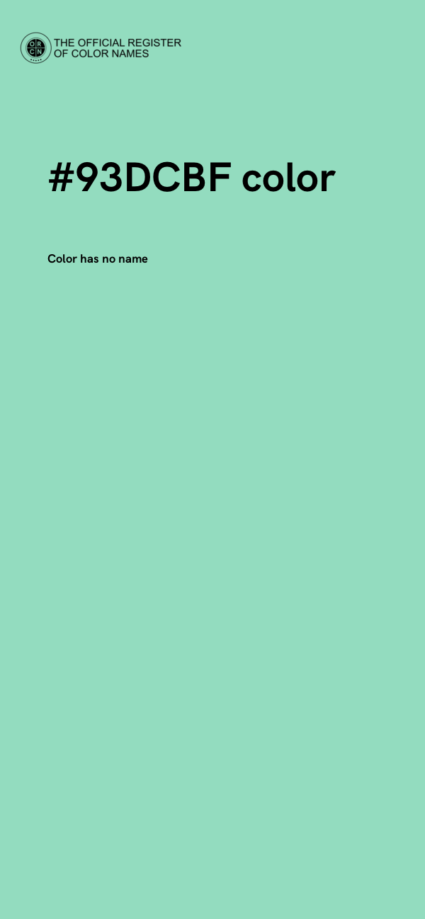 #93DCBF color image