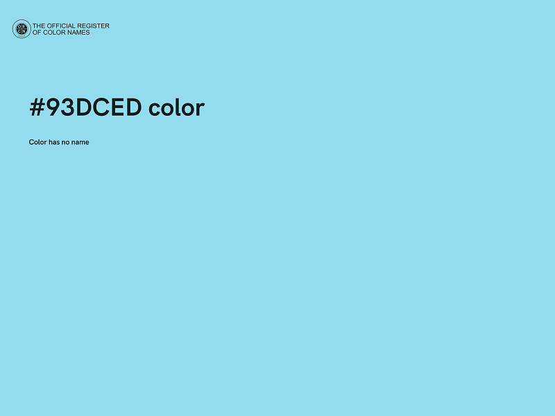 #93DCED color image