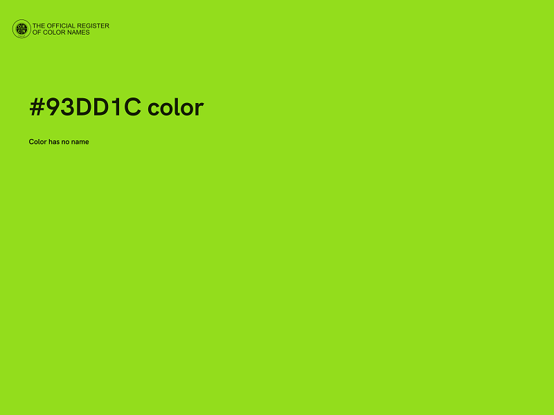 #93DD1C color image