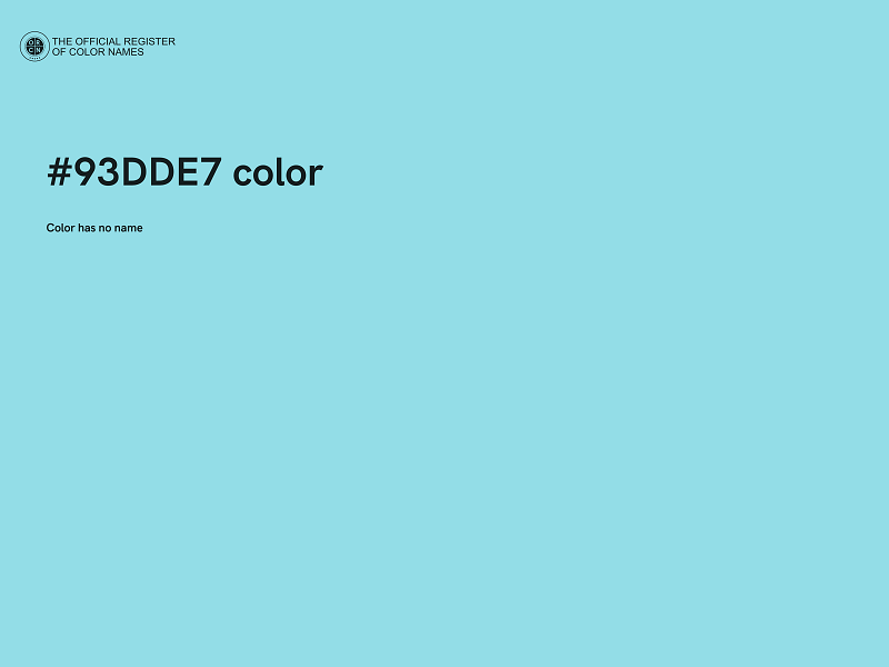 #93DDE7 color image