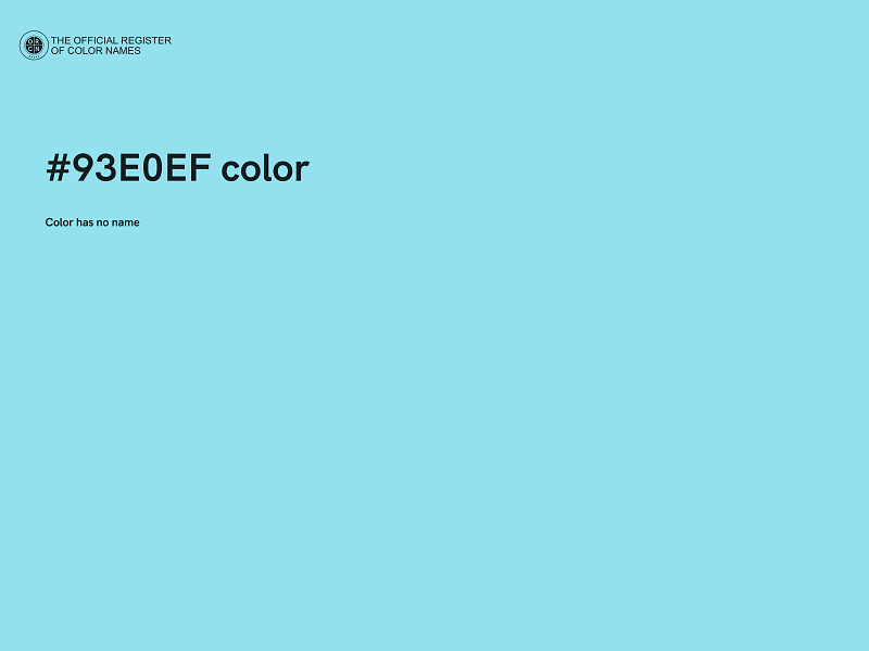 #93E0EF color image