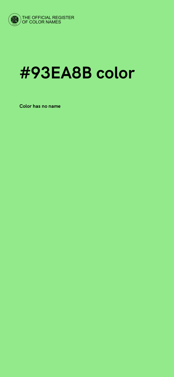 #93EA8B color image