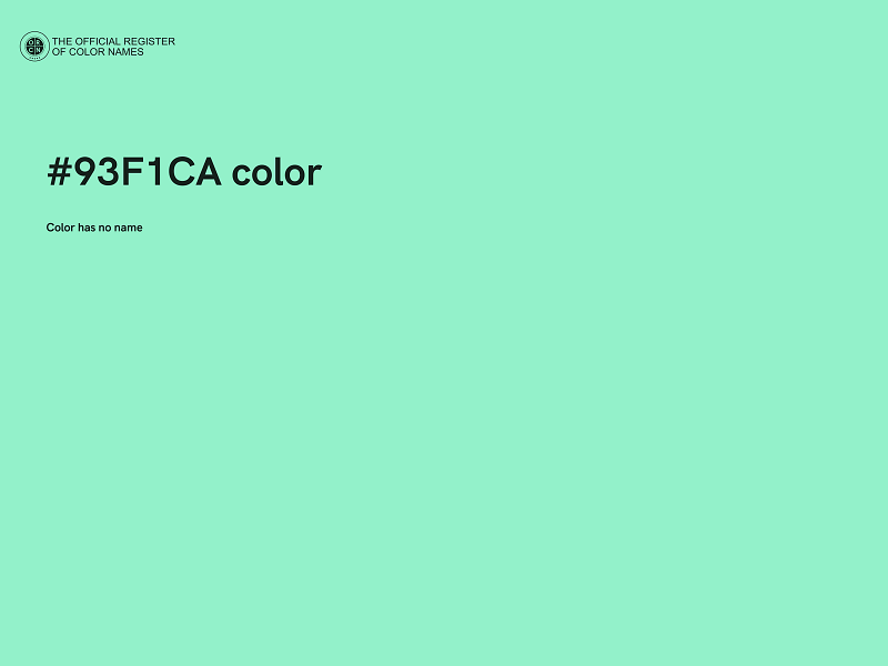 #93F1CA color image