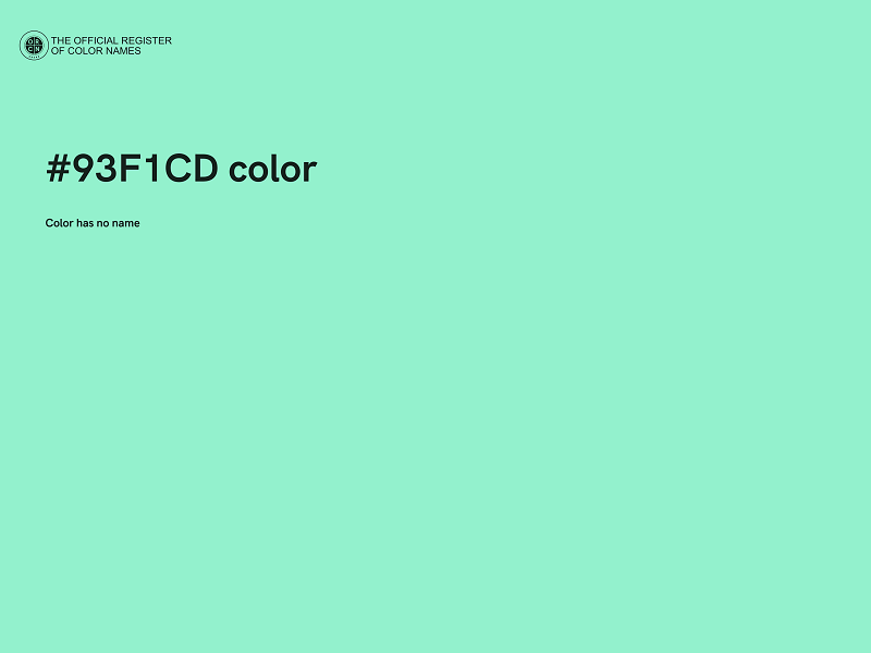 #93F1CD color image