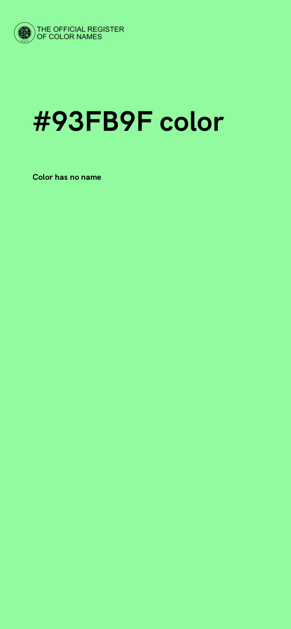 #93FB9F color image