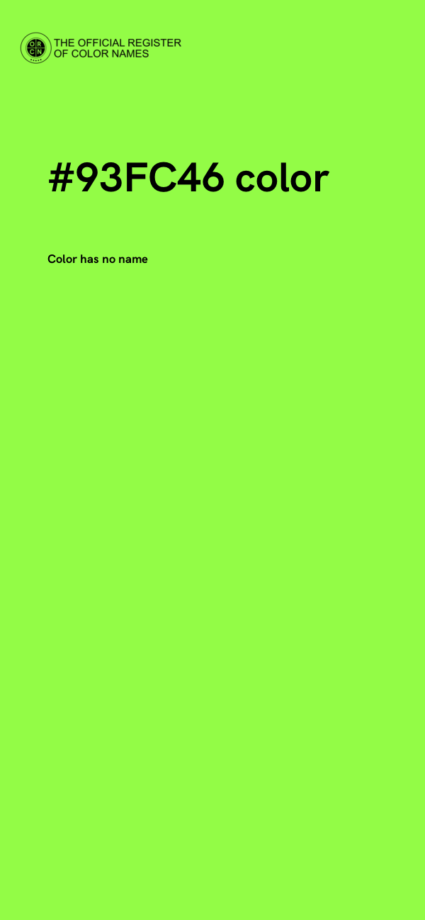 #93FC46 color image
