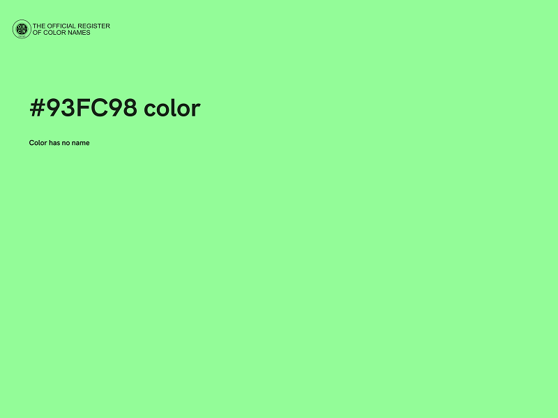 #93FC98 color image