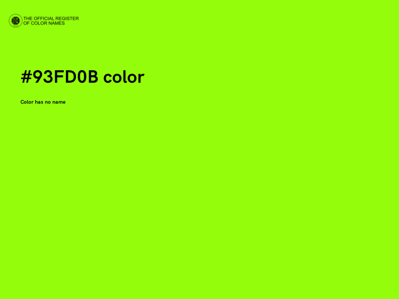 #93FD0B color image