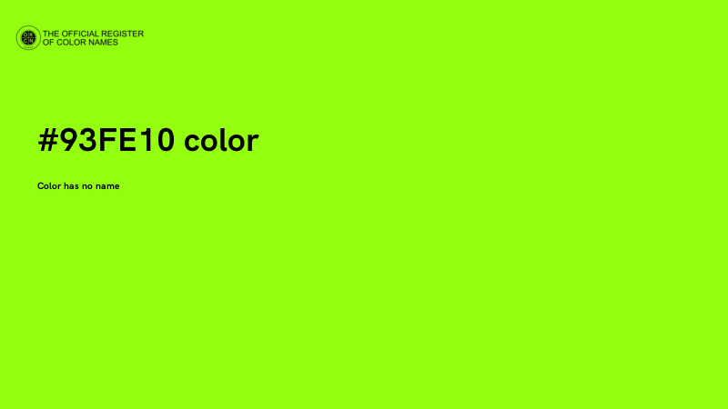 #93FE10 color image