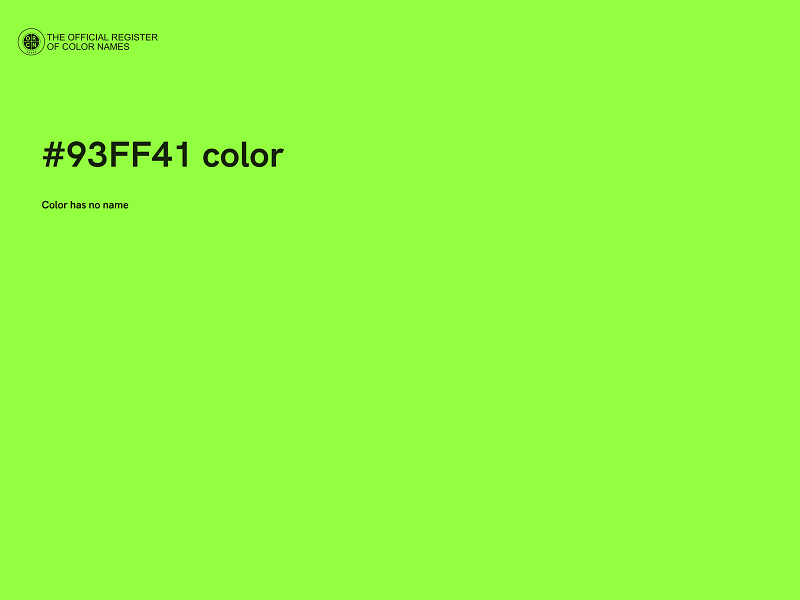 #93FF41 color image