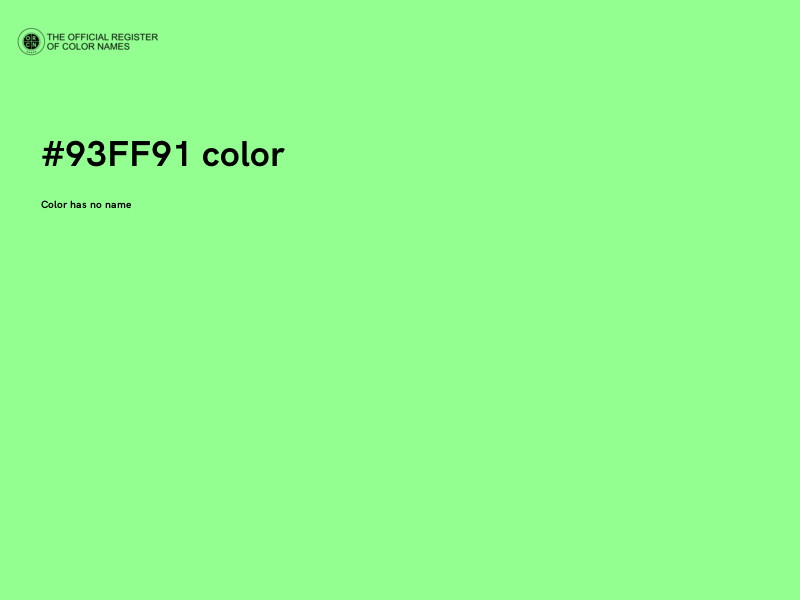 #93FF91 color image