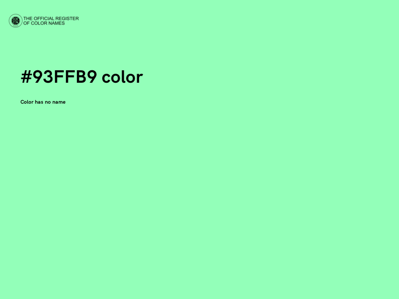 #93FFB9 color image