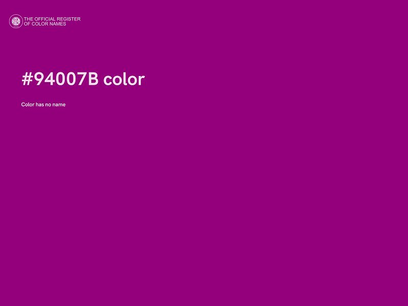 #94007B color image