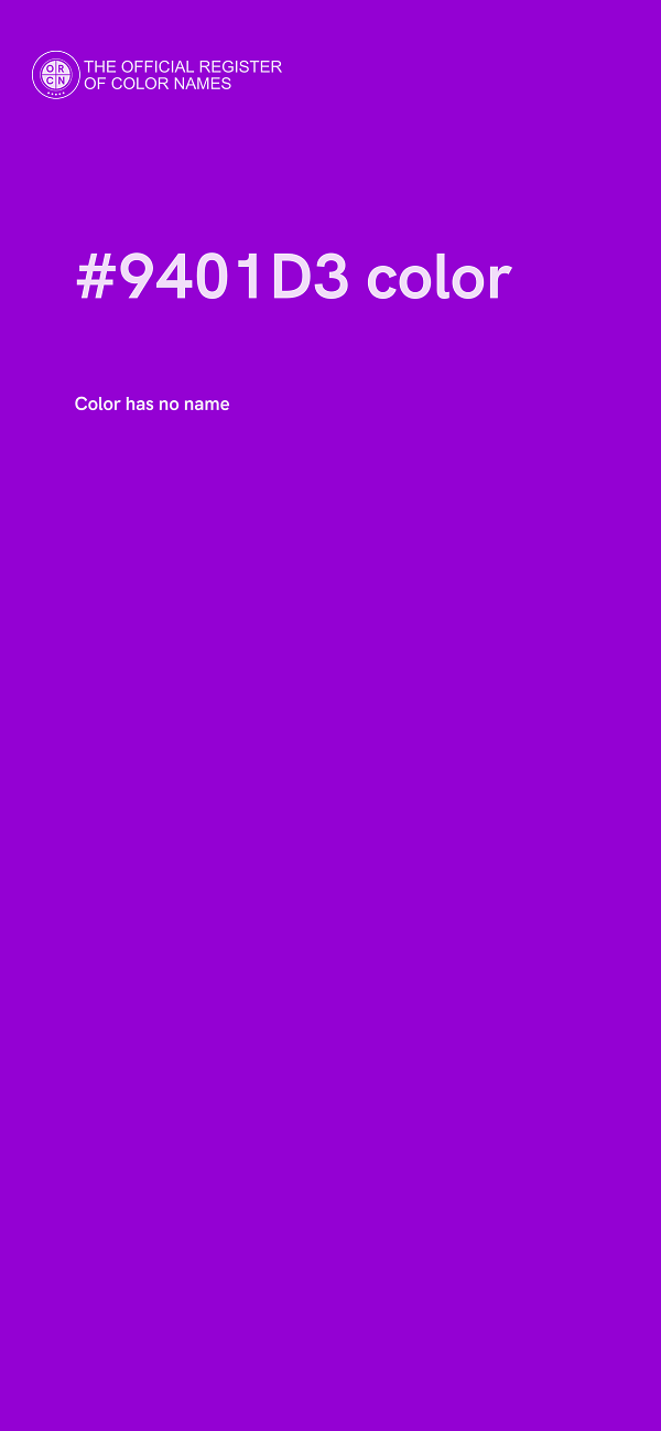 #9401D3 color image