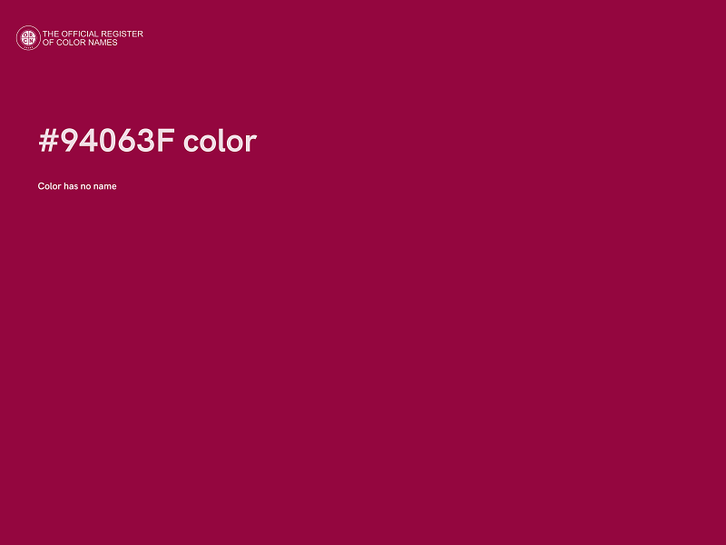 #94063F color image