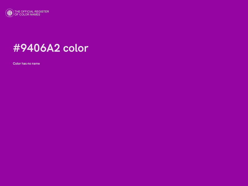 #9406A2 color image