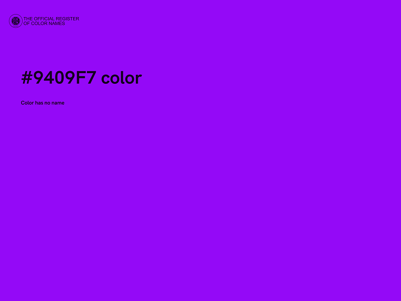 #9409F7 color image