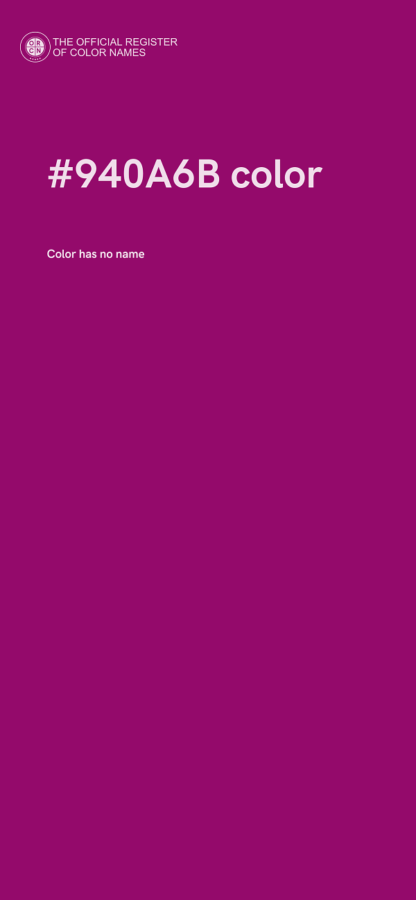 #940A6B color image