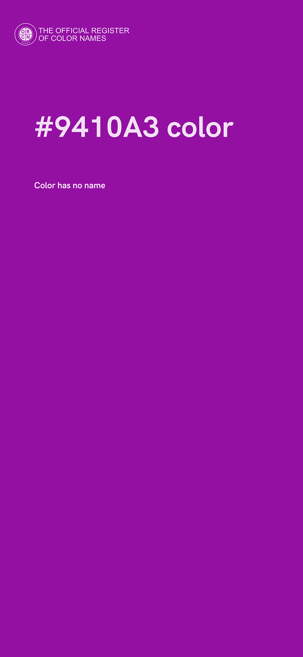#9410A3 color image