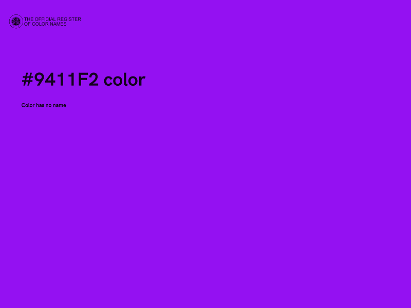 #9411F2 color image