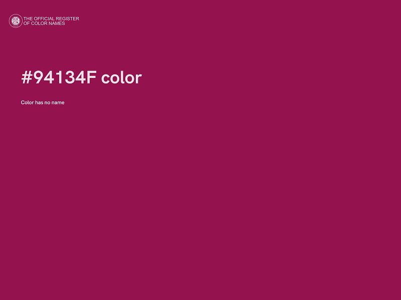 #94134F color image