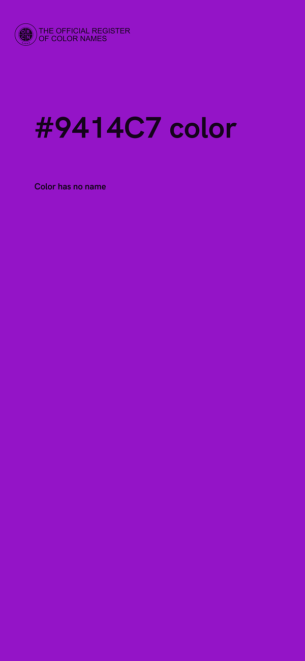 #9414C7 color image
