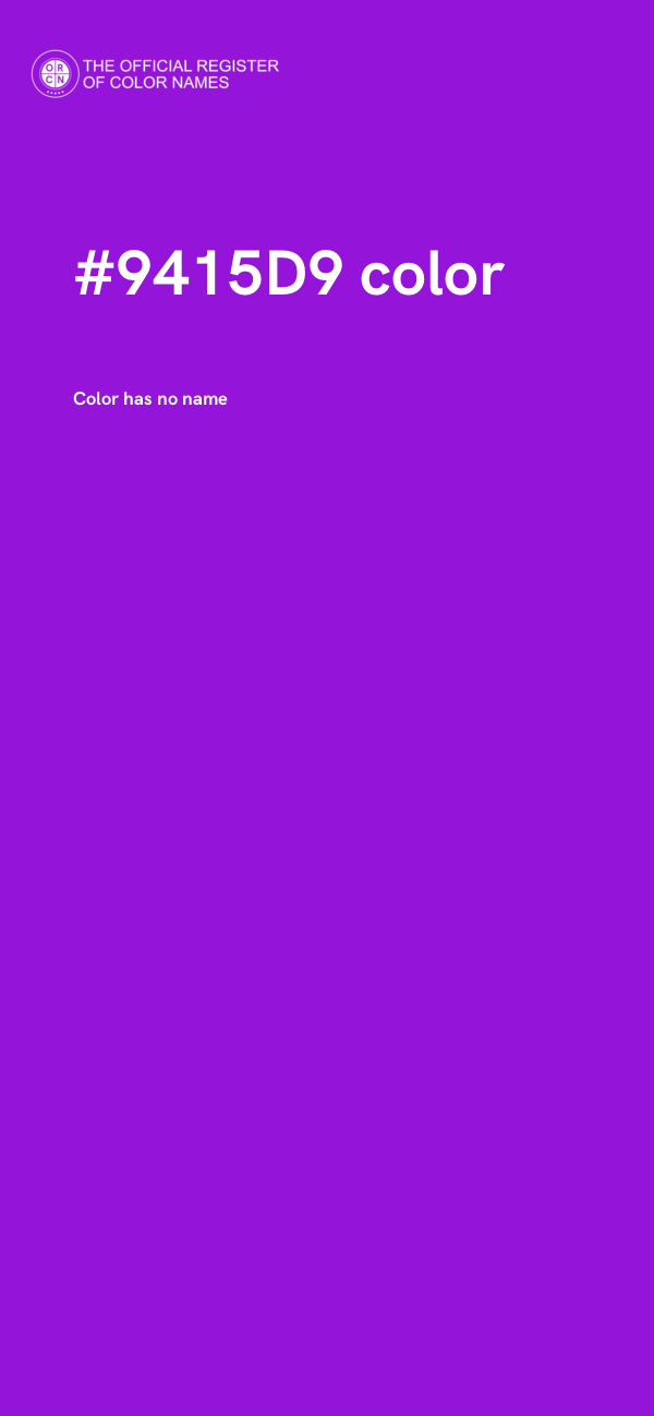 #9415D9 color image