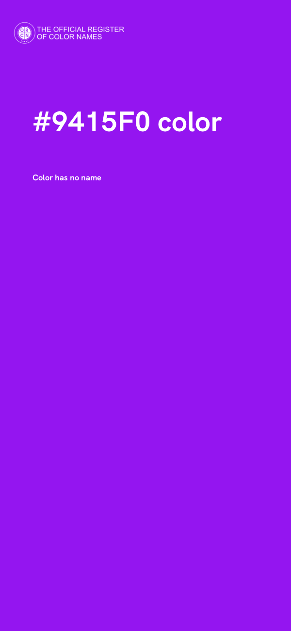 #9415F0 color image