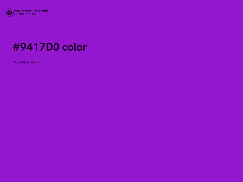 #9417D0 color image