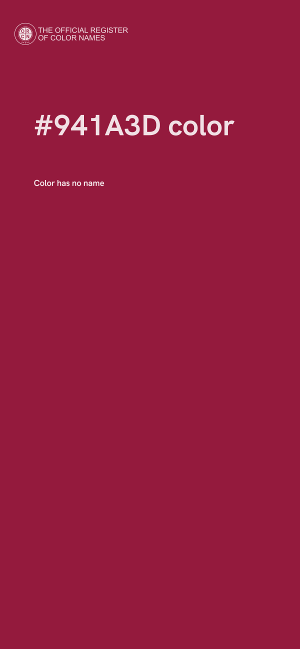#941A3D color image