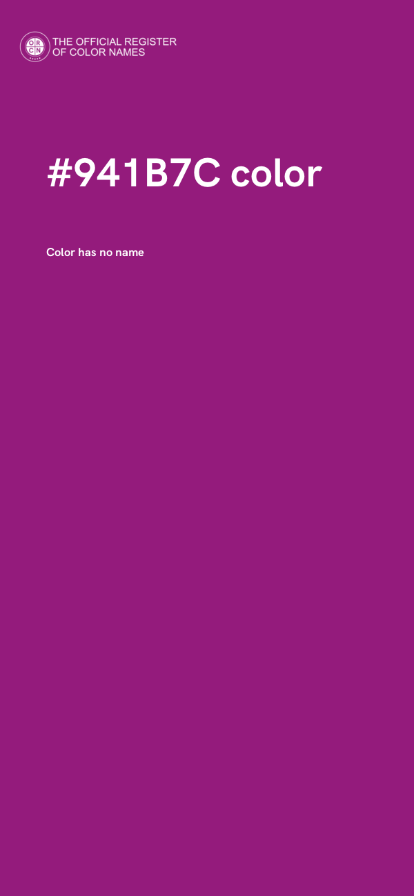 #941B7C color image