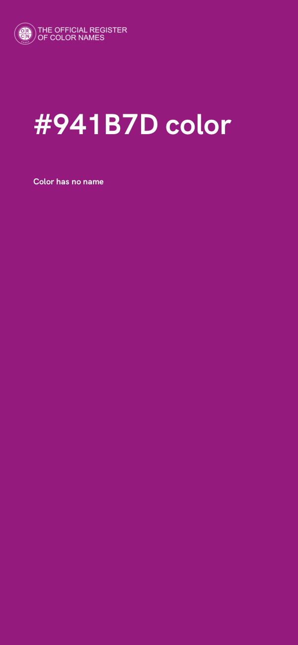 #941B7D color image