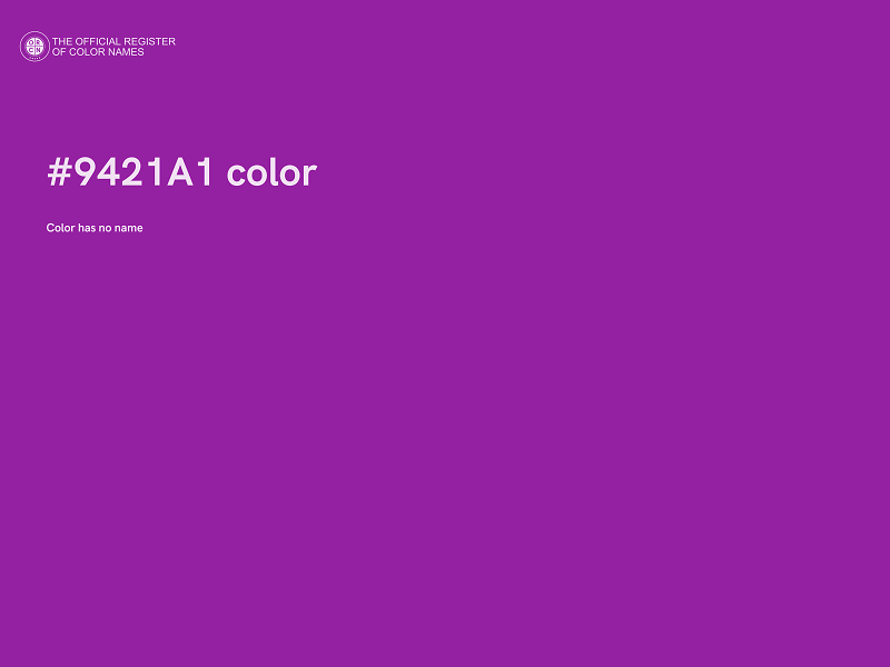 #9421A1 color image