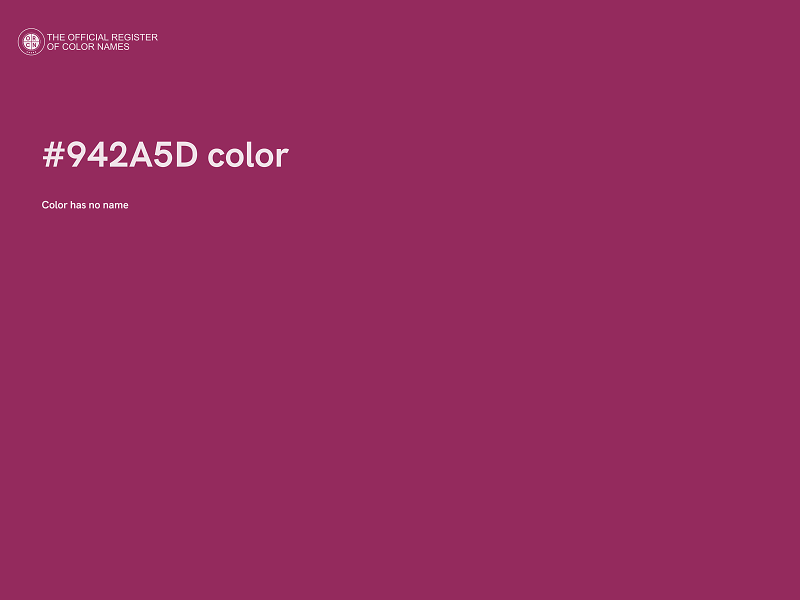 #942A5D color image