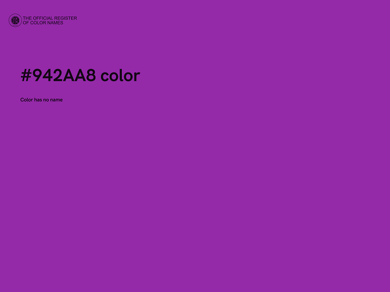 #942AA8 color image