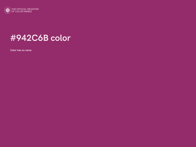 #942C6B color image