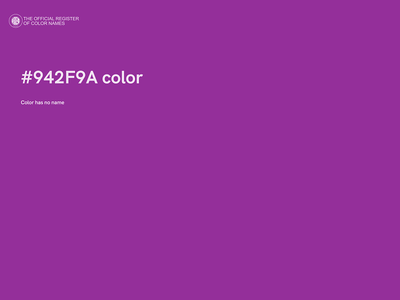 #942F9A color image