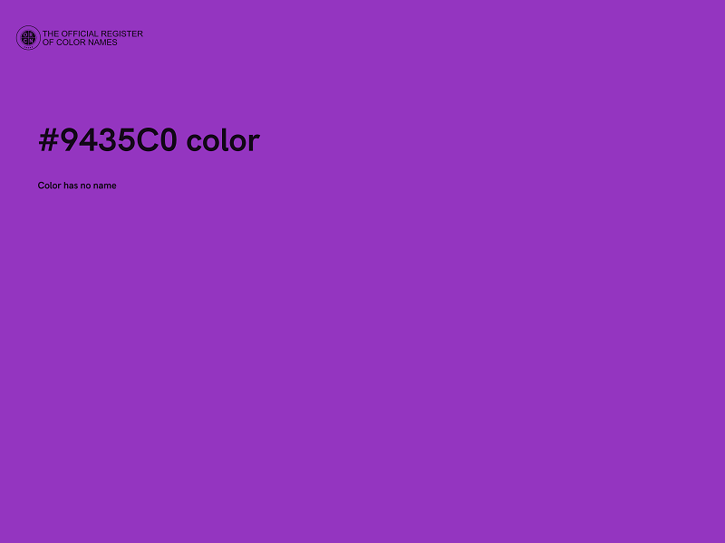 #9435C0 color image